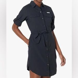 COLUMBIA PFG, Dress/Top, Size Small in black